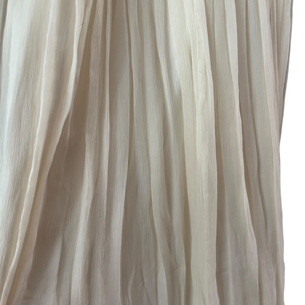 J.Crew Sophia Gown Silk In Silk Chiffon Ivory Size 0 - Picture 10 of 14
